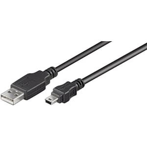 Kabel USB A-mini til USB B-5pol 5m