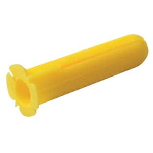 Plast plugg T1 22mm Gul