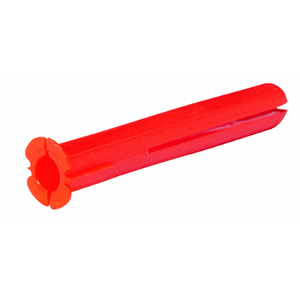 Plastplugg TP2 35mm rød