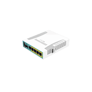 Ruter 5xGigabit 4xPoE 1xSFP - Mikrotik